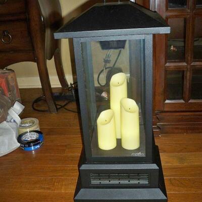 DuraFlame Lantern/ Infared Heater with remote.