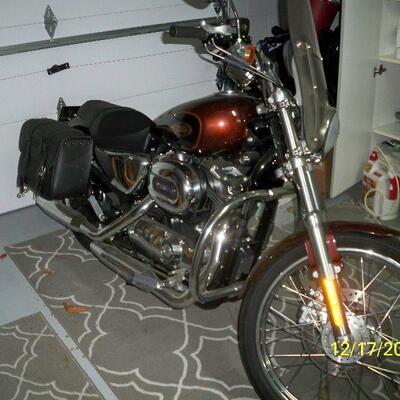2009 Harley-Davidson Sportster Touring Bike with 30 Original Miles on it. It has been gone over by War Horse Harley-Davidson and it has a...