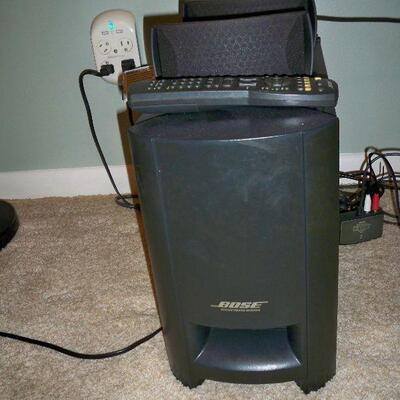 Bose Acoustimass Module with speakers and remote