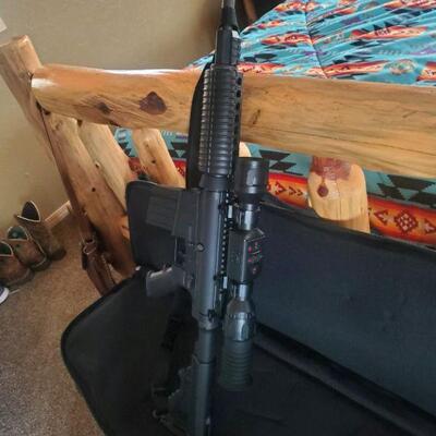 Ruger AR 308 with infrared Scope (never fired) 