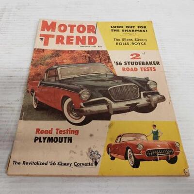 #7104 • February 1956 Motor Trend Magazin