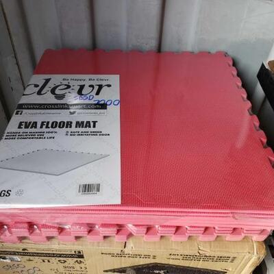 #7000 • Clevr Eva Foam Floor Mat Tiles In Packaging