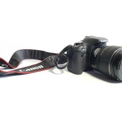 1030	
Canon EOS Rebel T3i Camera With Case
Canon EOS Rebel T3i Camera With Case