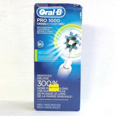 1092	
Oral-B Pro 1000 Electric Toothbrush
Factory Sealed
OS17-044291.24