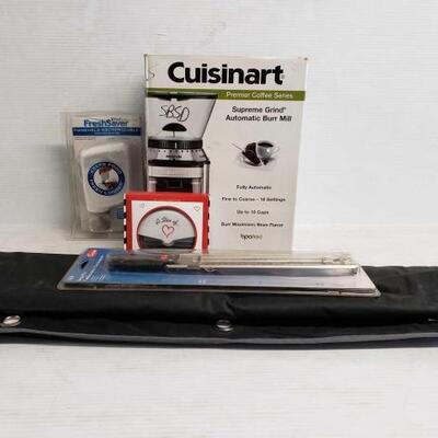 #7182 • Cuisinart Premier Coffee Maker, Handheld Vacuum, Pizza Cutter, And More
LIVE IN 11d 20h 55min
