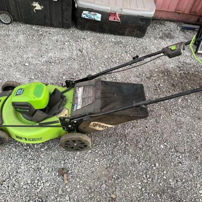 30510	

Greenworks Pro 21in Electric Lawn Mower
Greenworks Pro 21in Electric Lawn Mower