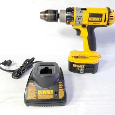 #1258 • Dewalt Drill With Battery And Charger