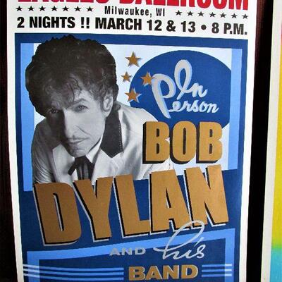 Bob Dylan Milwaukee tour poster