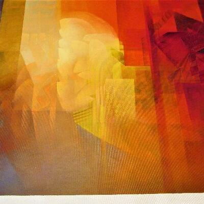 Original unframed oil canvas by Reque
