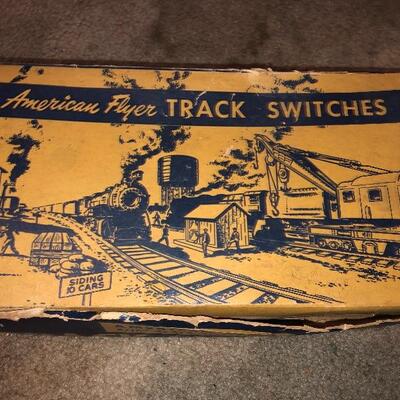 American Flyer train sets many original boxes
Multiple engines
Dozens of cars 
Boxes of track and accessories 
