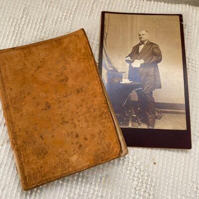 John Work Garrett's original journal from Jan, 1834 to 1836.  Leatherbound in his own pen. JWG was the president of the B&O Railroad.