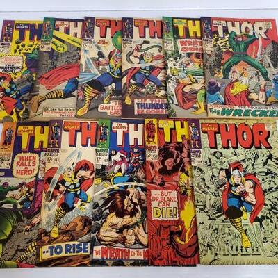 248	
11 The Mighty Thor Comic Books No. 142-
Issues are not consecutive. Issues include 142, 143, 144, 146, 147, 148, 149, 151, 152, 153,...