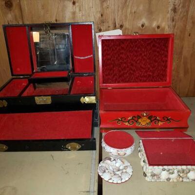 #3074 • 4 Jewelry Boxes