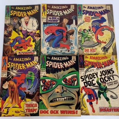 206	
The Amazing Spider-Man Issue No. 51-56
Issue Numbers Include: 51, 52, 53, 54, 55, 56