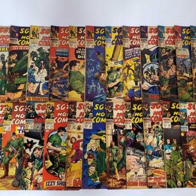 286: Sgt Fury Comic Books Issues 11-62
View Item in Catalog. Includes Issues 11, 26, 30, 31, 32, 34, 37, 38, 39, 40, 45, 43, 46, 47, 48,...
