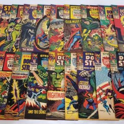 252	
21 Strange Tales Doctor Strange Comic Books No. 144-168
Issues are not consecutive. Issue Numbers Include 144, 145, 148, 150, 151,...