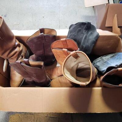 #3034 • 4 Pairs Of Boots

