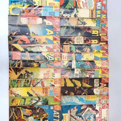 294: 27 Comic Books: Includes Marine War Heroes, DC Star Spangled War Stories, Army War Heroes, War And Attack, Tales Of The Green Beret,...
