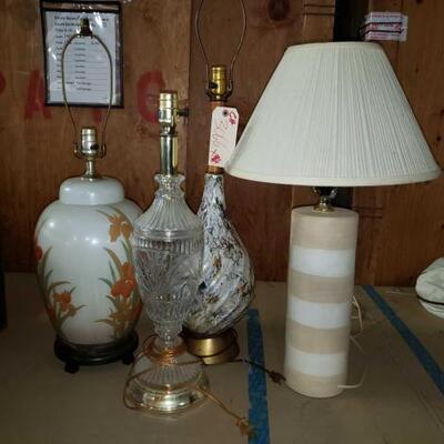 #3066 • 4 Table Lamps