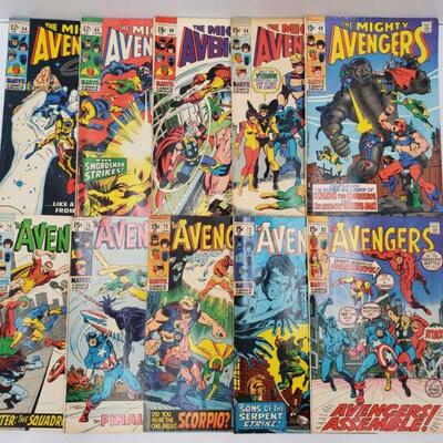 266: he Avengers Comic Books Issues 64-84: Includes Issues 64, 65, 66, 68, 69, 70, 71, 72, 73, And 82. 