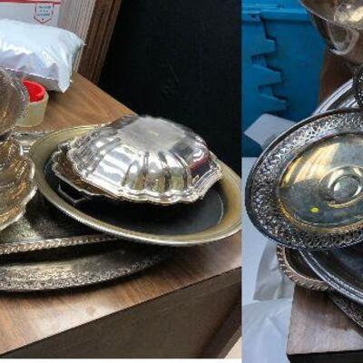https://www.ebay.com/itm/124542017028	BA5091 Box Lot of Silver Plate - Serving Trays, Bowls, Platters - Local Pickup		Auction
