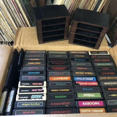 https://www.ebay.com/itm/114648775882	BM4007 Box of 53 Atari 2600 Video Games Untested Berzerl, Space Invaders, Zaxxon, Demons to...