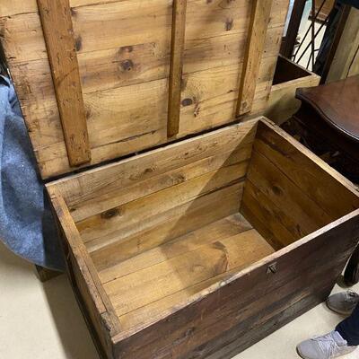 antique wooden chest