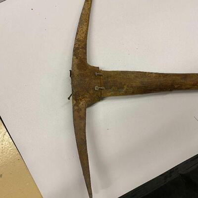 Vintage Antique Rail Ax