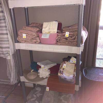King sheets and table linens