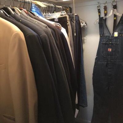 Men's suits (sz 42 and up) and dress slacks (sz 38 and up) 
