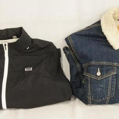 1089	TWO LEVIS JACKETS BOTH ARE MEN'S SIZE XXL 
