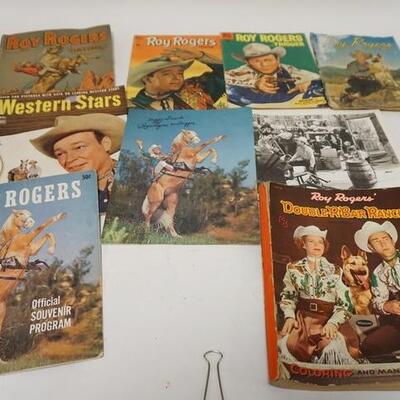 1155	VINTAGE ROY ROGERS LOT OF PAPER ITEMS, COMIC BOOKS, SOUVENIR PROGRAMS, ETC.	25	50	10	PLEASE PAY ATTENTION FOR DAILY ADDITIONS TO...