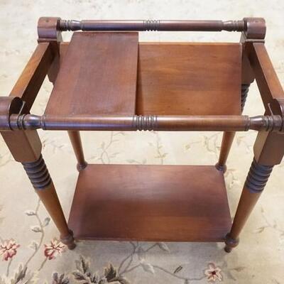 1138	ETHAN ALLEN SOLID CHERRY BOOK/MAGAZINE STAND, 20 IN X 14 1/4 IN X 22 1/2 IN HIGH	50	100	25	PLEASE PAY ATTENTION FOR DAILY ADDITIONS...