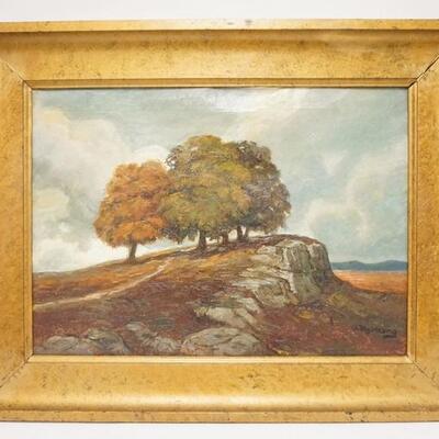 1113	O. VOGELSANG OIL ON CANVAS LANDSCAPE ARTS & CRAFTS STYLE 31 1/2 X 24 3/4 IN INCLUDING FRAME 	100	200	50	PLEASE PAY ATTENTION FOR...