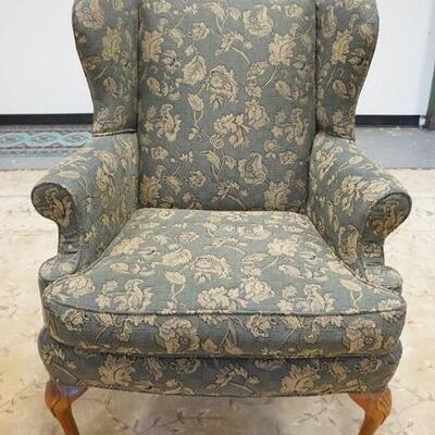 1137	UPHOLSTERED WING BACK ARM CHAIR	75	150	50	PLEASE PAY ATTENTION FOR DAILY ADDITIONS TO THIS SALE. PARTIAL UPLOADS WILL BE MADE UP...