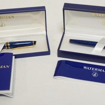 1106	TWO WATERMAN PARIS FOUNTAIN PENS IN ORIGINAL BOXES W/ PAPERWORK	70	150	25	PLEASE PAY ATTENTION FOR DAILY ADDITIONS TO THIS SALE....