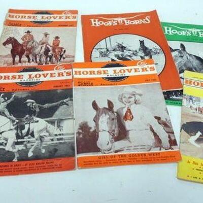 1196	LOT OF VINTAGE WESTERN HORSEMAN MAGAZINES AND CATALOGS	50	100	25	PLEASE PAY ATTENTION FOR DAILY ADDITIONS TO THIS SALE. PARTIAL...