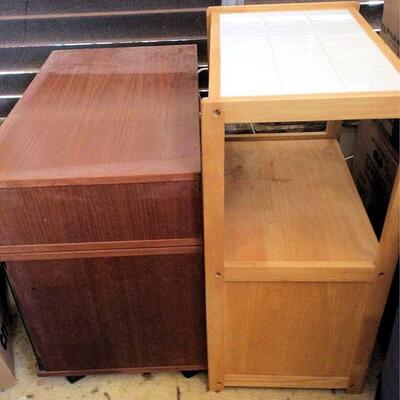 KPT121 Kitchen Stand & Swivel Wooden Cabinet