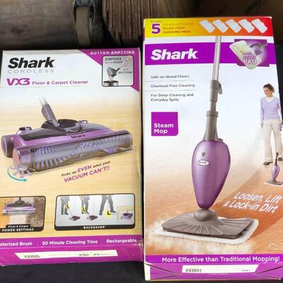 KPT007-Shark Cordless Vacuum and Steam Mop 