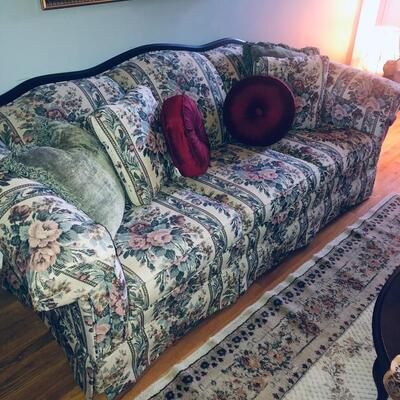 FLORAL SOFA IN GREAT CONDITION.- $125