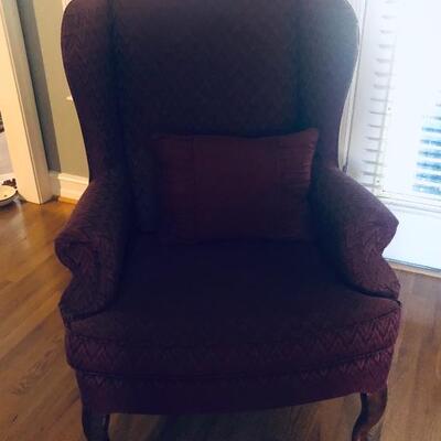 TRADITIONAL FABRIC CHAIR-$55