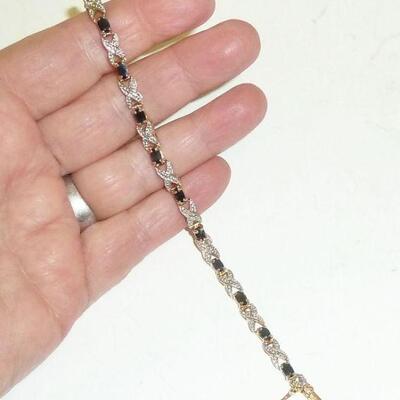 gold/Sterling sapphire