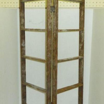 46" tall folding herb ladder