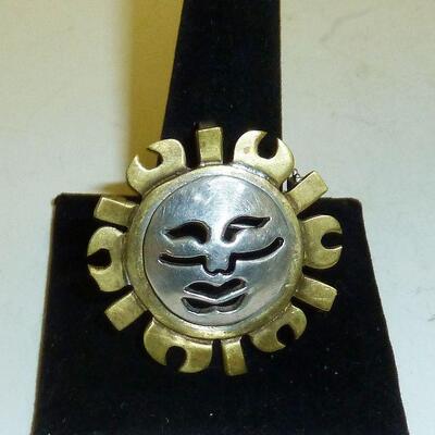 Sterling signed pin