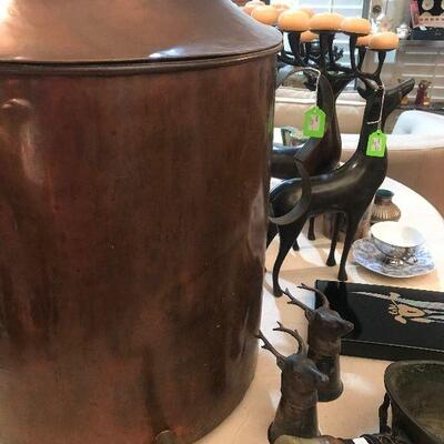 Antique Cooper Coffee Urn