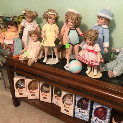 Shirley Temple and Kewpie Dolls