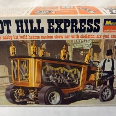 1013	MONOGRAM BOOT HILL EXPRESS MODEL CAR KIT 1967, KITS ARE POSSIBLY COMPLETE, NOT GUARENTEED	50	100	10	PLEASE PAY ATTENTION FOR DAILY...