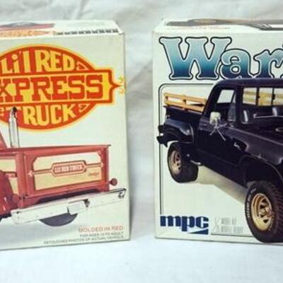1024	LOT OF 2 MPC MODEL CAR KITS, DODGE TRUCK, KITS ARE POSSIBLY COMPLETE, NOT GUARENTEED	50	100	10	PLEASE PAY ATTENTION FOR DAILY...