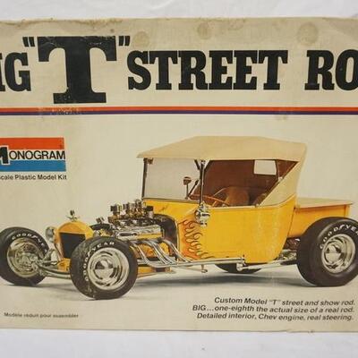 1032	MONOGRAM MODEL CAR KIT BIG *T* STREET ROD 7507, KITS ARE POSSIBLY COMPLETE, NOT GUARENTEED	50	100	10	PLEASE PAY ATTENTION FOR DAILY...