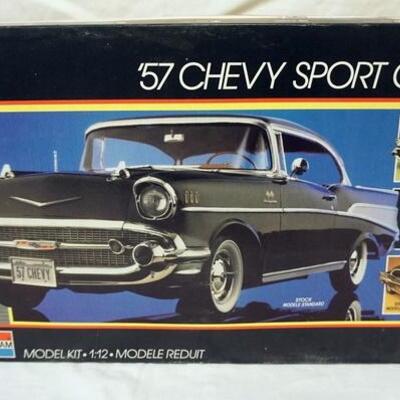1011	MONOGRAM 57 CHEVY SPORT COUPE MODEL KIT 1:12. KITS ARE POSSIBLY COMPLETE, NOT GUARENTEED	50	100	10	PLEASE PAY ATTENTION FOR DAILY...